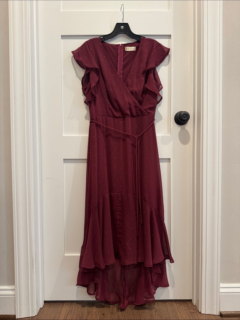 Altar'd State Burgundy High Low Dress